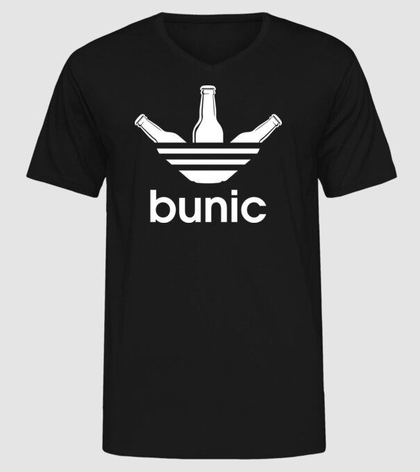 Bunicdidas model negru pe tricou
