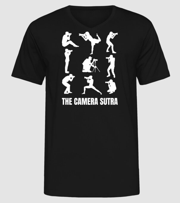 Camera sutra model negru pe tricou