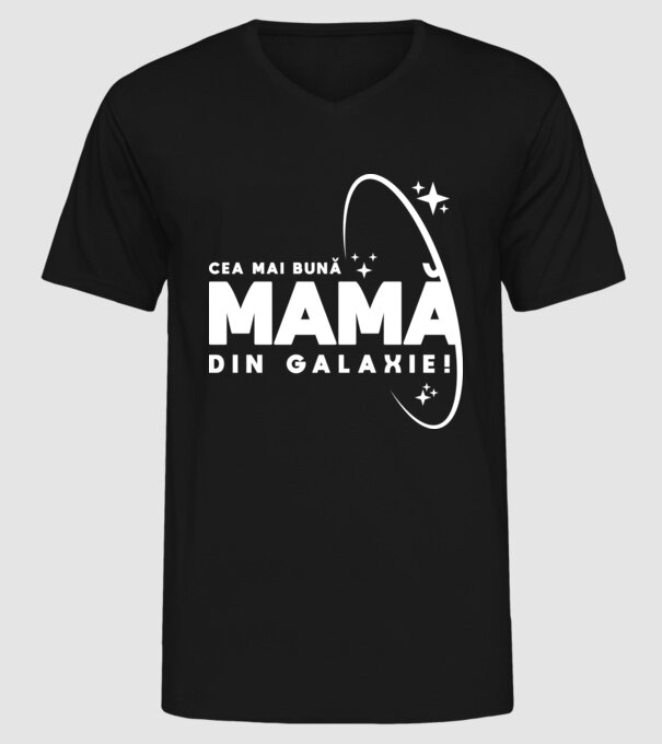 Cea mai bună bunică din Galaxie! model negru pe tricou