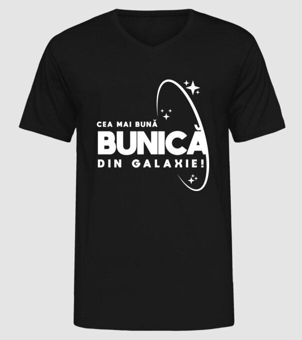 Cea mai bună mamă din Galaxie! model negru pe tricou