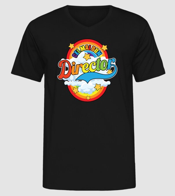Cel mai bun director model negru pe tricou