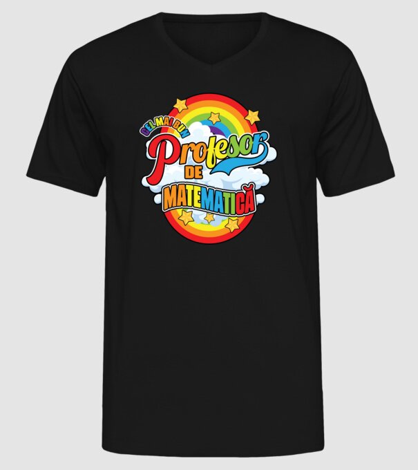 Cel mai bun matematică model negru pe tricou