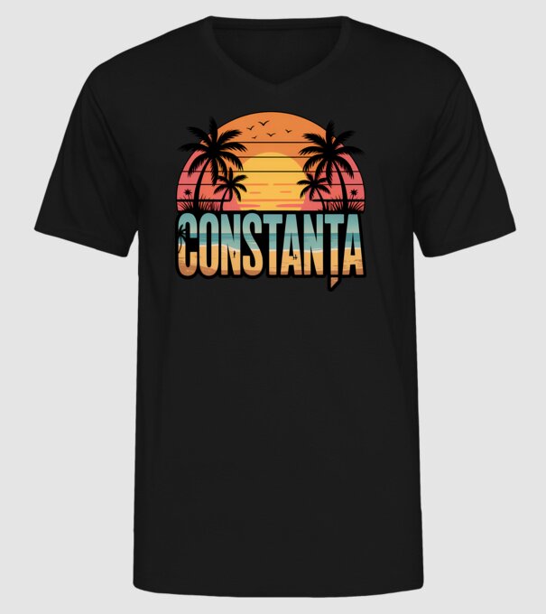 Constanța model negru pe tricou
