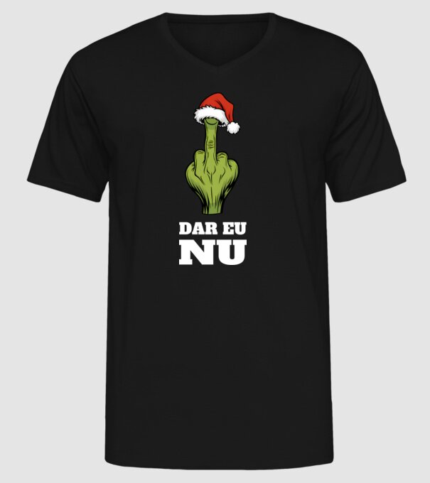 Dar eu NU Negru model negru pe tricou