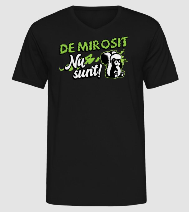 De mirosit nu sunt model negru pe tricou