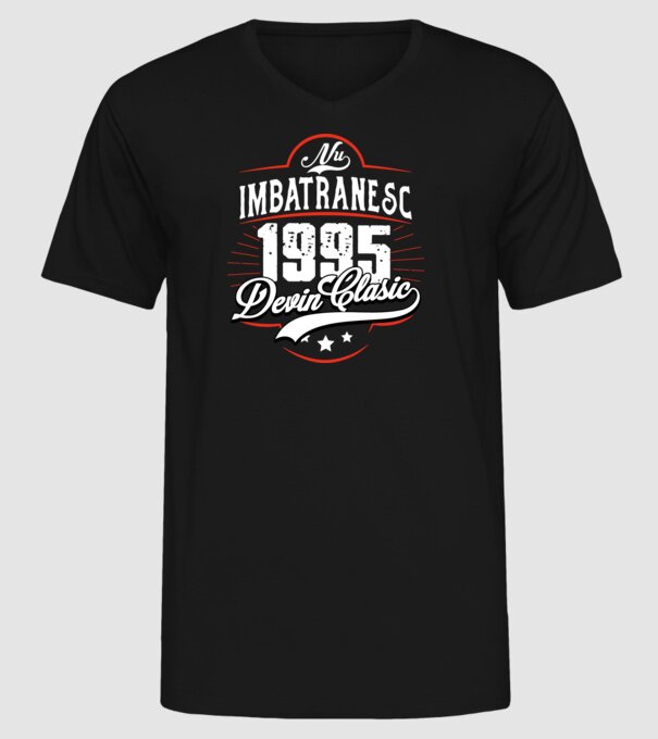 Devin Clasic - 1995 model negru pe tricou