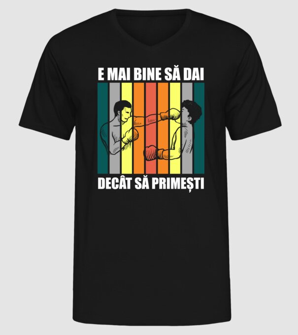 E mai bine să dai decât să primești model negru pe tricou