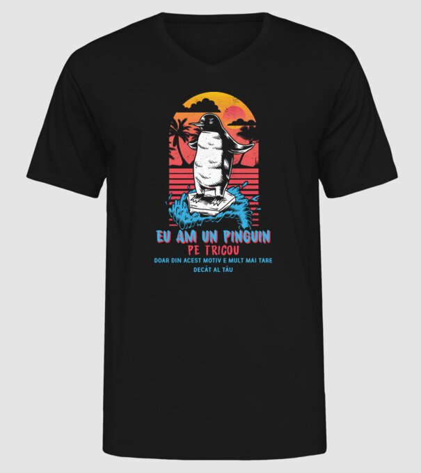 eu am un pinguin pe tricou - doar din acest motiv e mult mai tare decât al tău model negru pe tricou