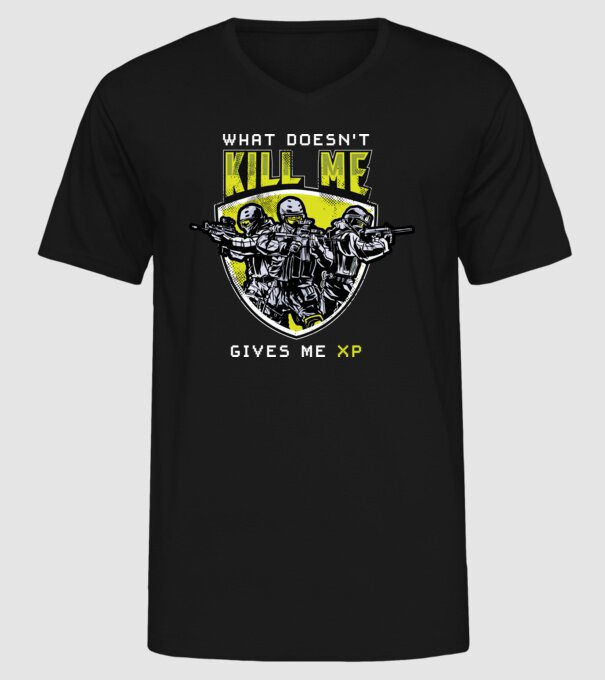 Gamer xp model negru pe tricou