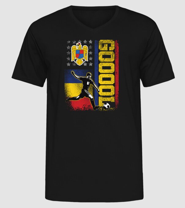 GOOOL model negru pe tricou