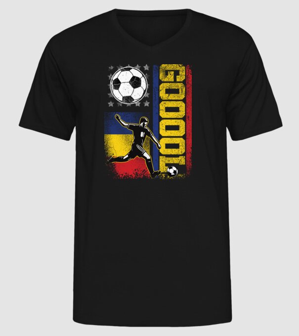 GOOOL model negru pe tricou