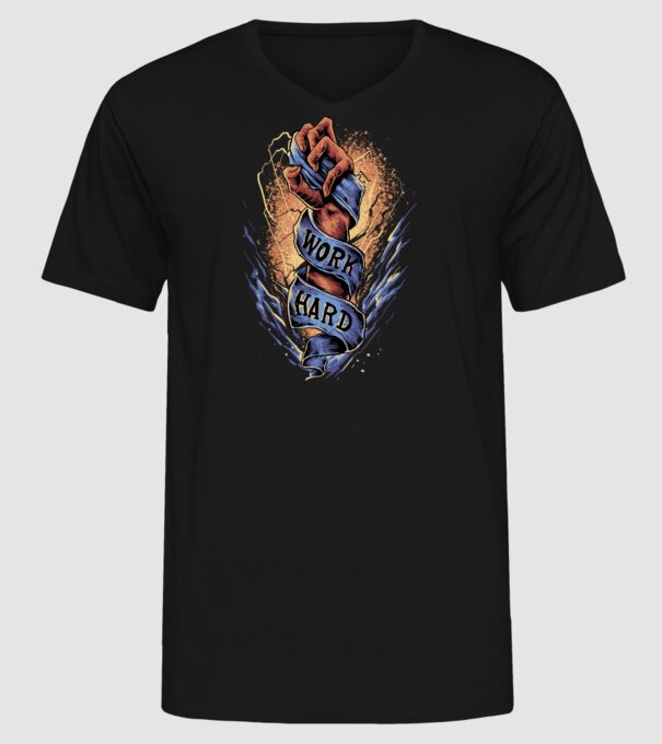 Graffiti model negru pe tricou