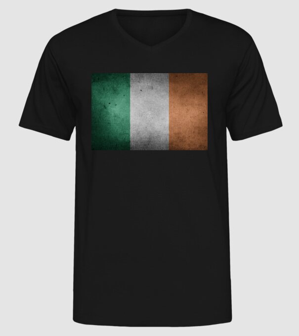 IRELAND model negru pe tricou