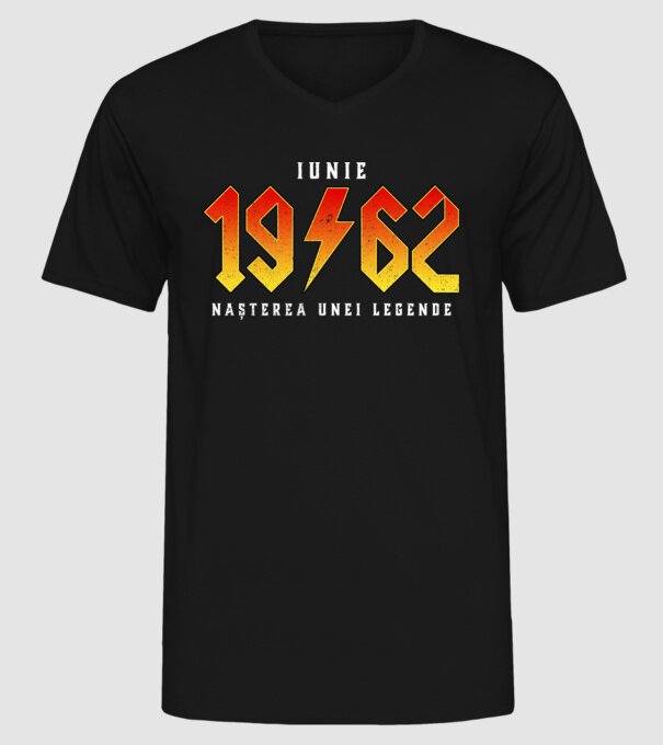 Iunie - 1962 - nașterea unei legende model negru pe tricou