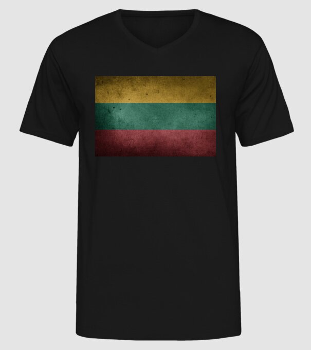 LITHUANIA model negru pe tricou