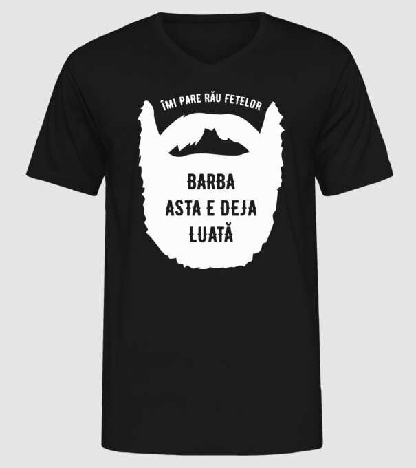 îmi pare rău fetelor, barba asta e deja luată model negru pe tricou