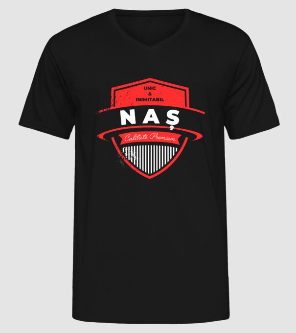 naș unic & inimitabil - calitate premium model negru pe tricou