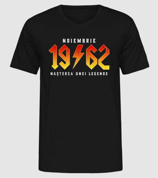 Noiembrie - 1962 - nașterea unei legende-D3575163 model negru pe tricou