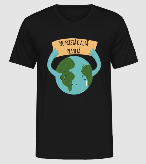 nu există o altă planetă model negru pe tricou