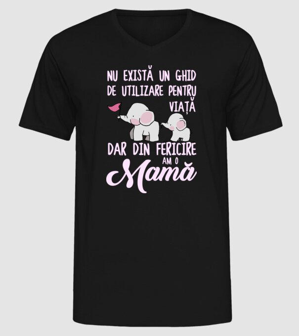 Nu există un ghid de utilizare pentru viață, dar din fericire am o mamă model negru pe tricou