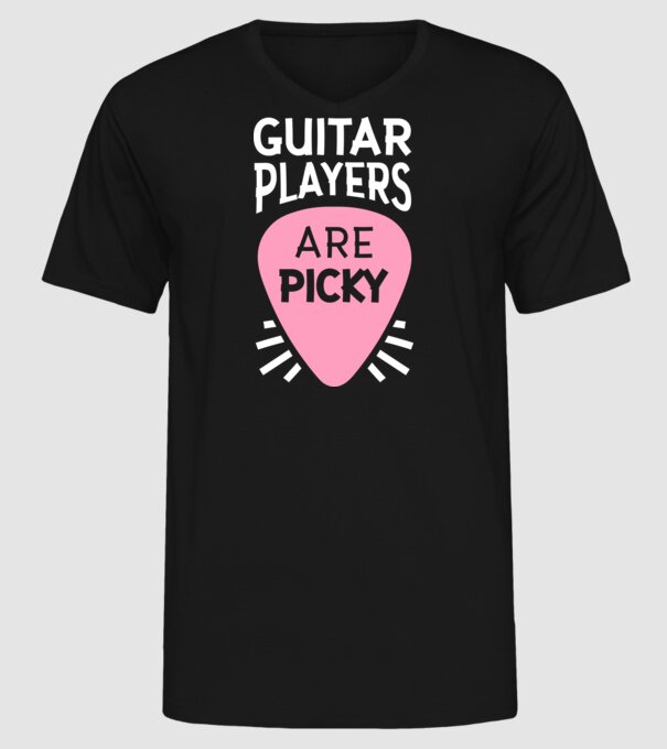 Picky model negru pe tricou