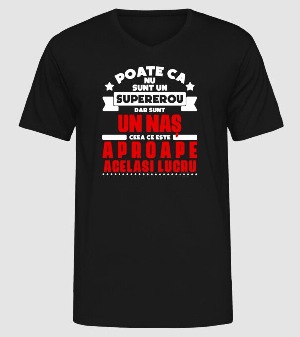 poate că nu sunt un supererou, dar sunt un naș, ceea ce este aproape același lucru model negru pe tricou