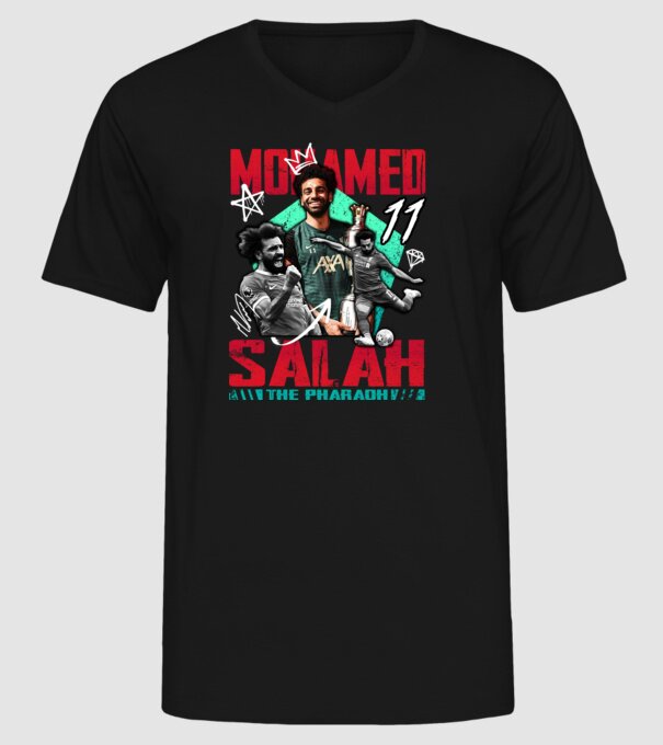 Salah tribute model negru pe tricou