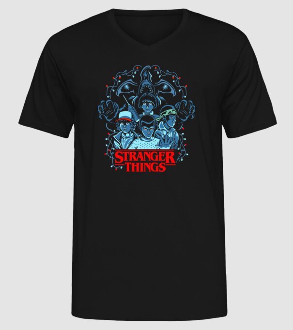 ST model negru pe tricou