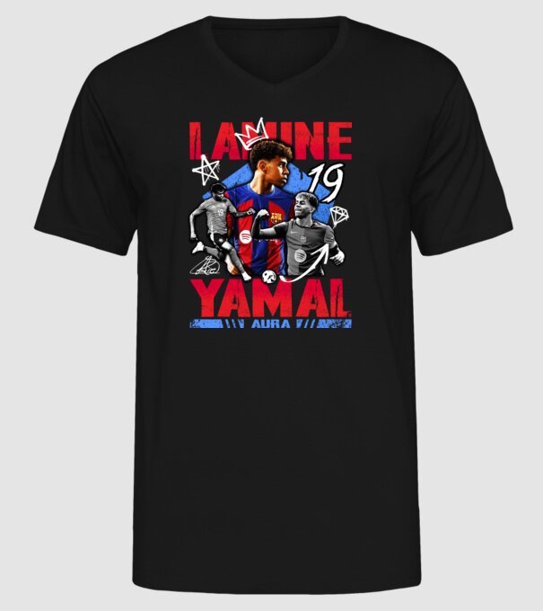Yamal tribute model negru pe tricou