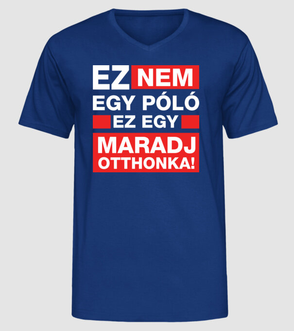 model albastru regal pe tricou