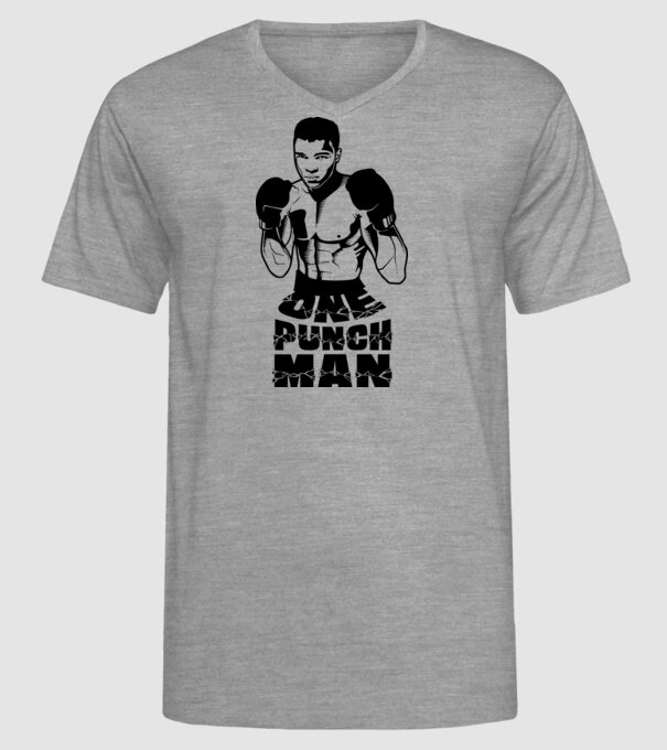 Ali = One punch man model gri pe tricou
