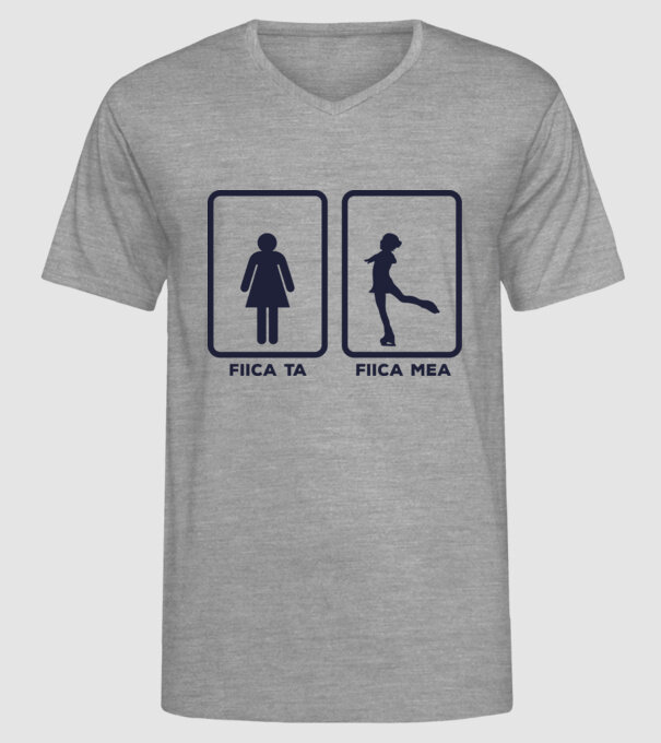 fiica ta - fiica mea model gri pe tricou