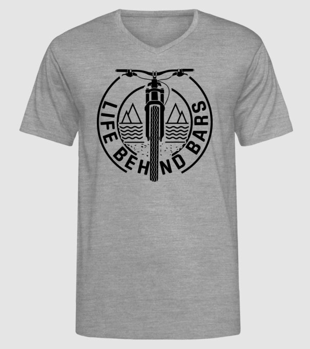 Life behind bars model gri pe tricou