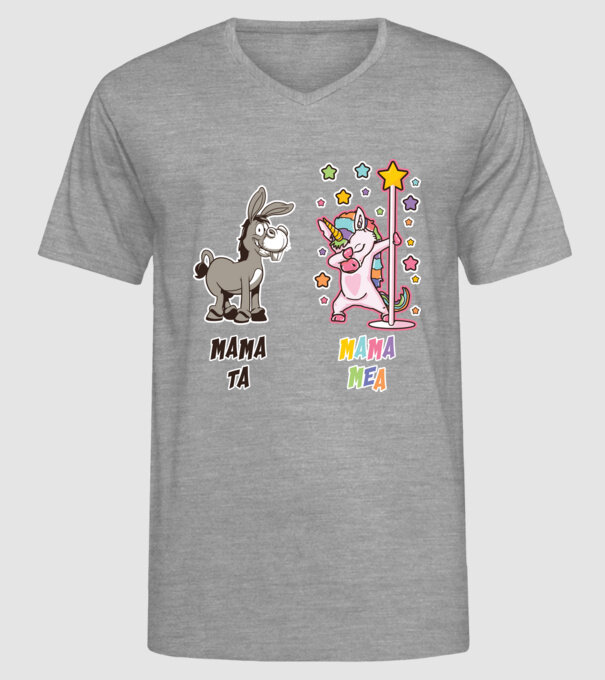mama ta - mama mea model gri pe tricou