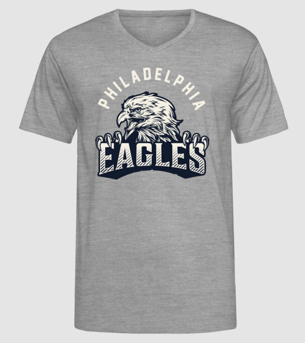 Philadelphia Eagles model gri pe tricou