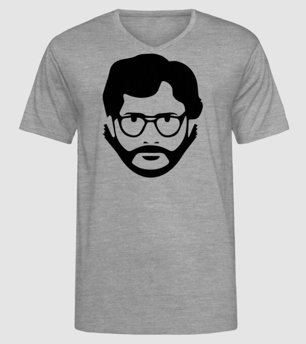 professor simple model gri pe tricou