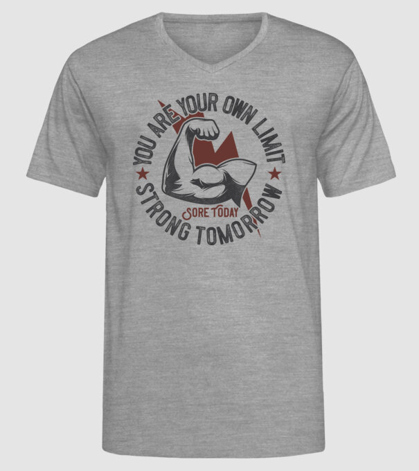 Sore Today model gri pe tricou