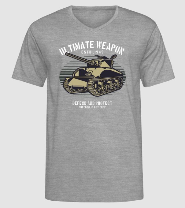 Tancuri model gri pe tricou