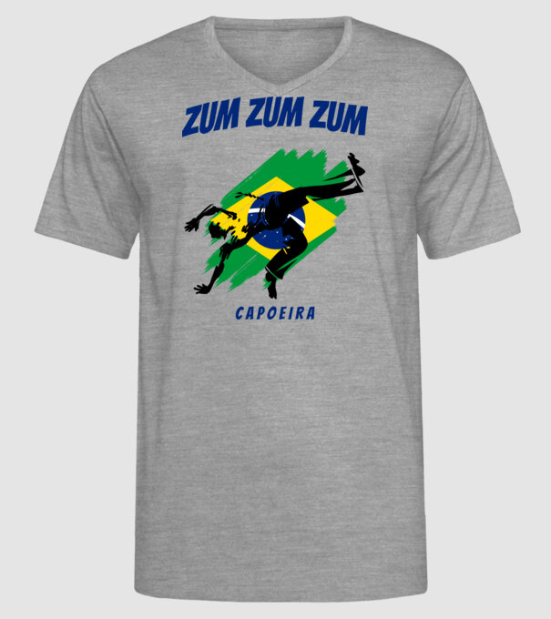 ZUM ZUM ZUM model gri pe tricou