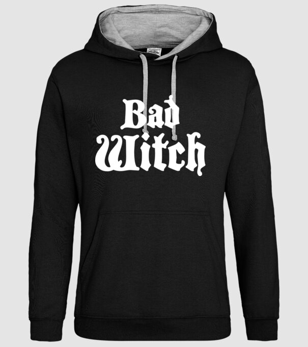 Bad Witch tricou cuplu model negru pe tricou