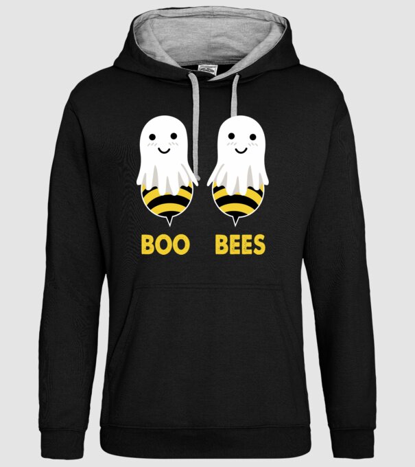 Boo bees model negru pe tricou
