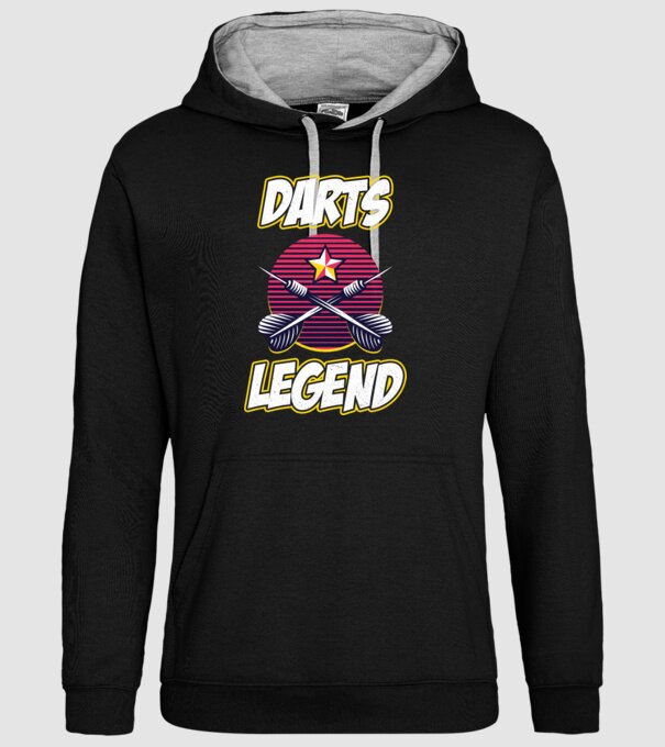 Darts legend model negru pe tricou