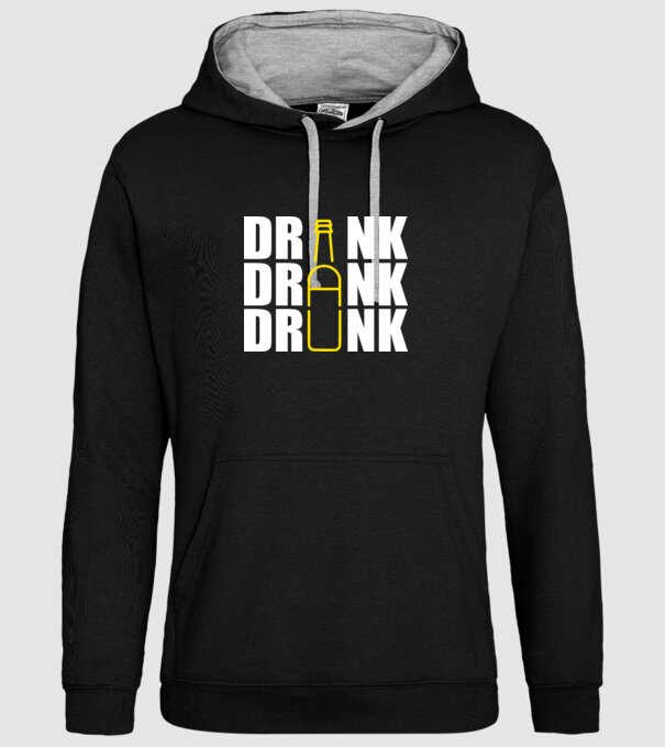 Drink drank drunk model negru pe tricou
