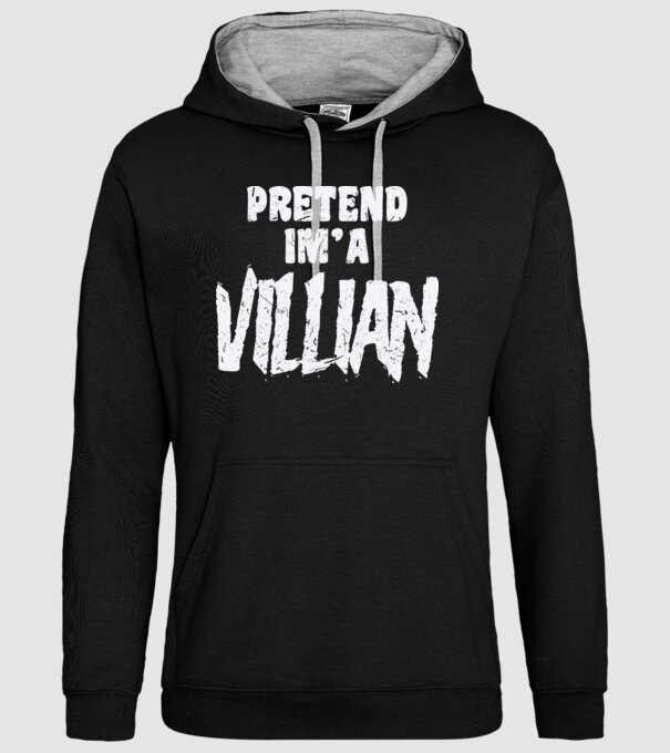 Villian carnaval model negru pe tricou