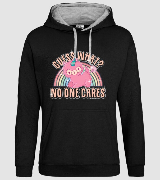 Guess what lama model negru pe tricou