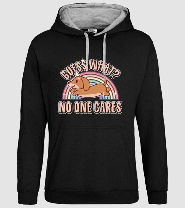 Guess what teckel model negru pe tricou