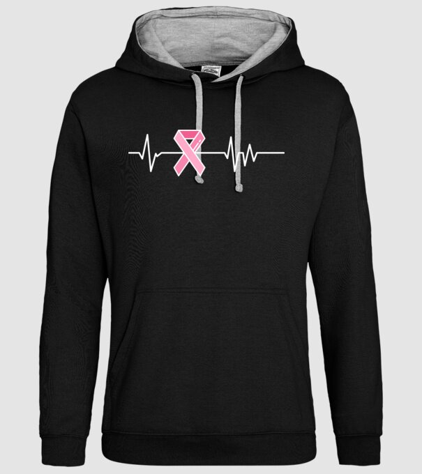 Heartbeat faith model negru pe tricou