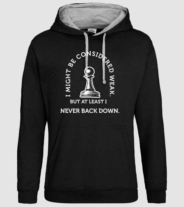 I might be considered weak drk model negru pe tricou