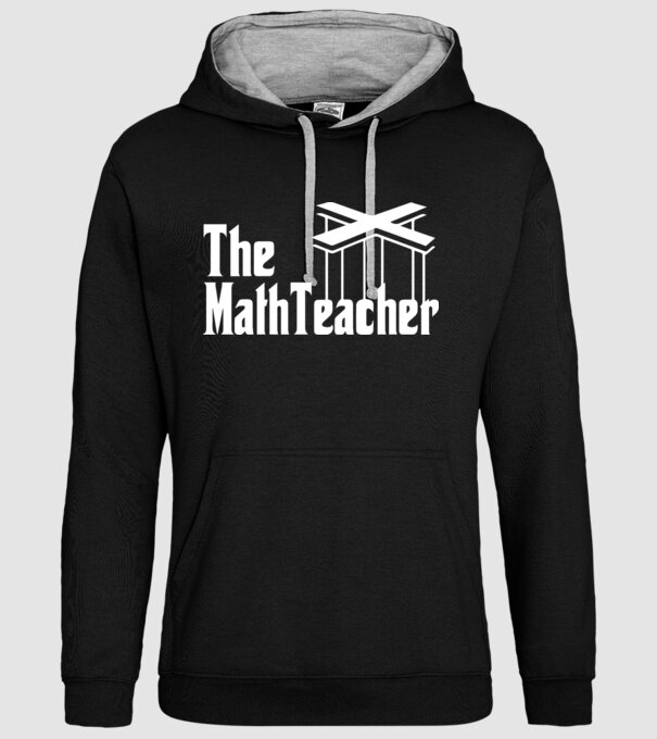 Profesor de matematică Mathteacher Godfather model negru pe tricou