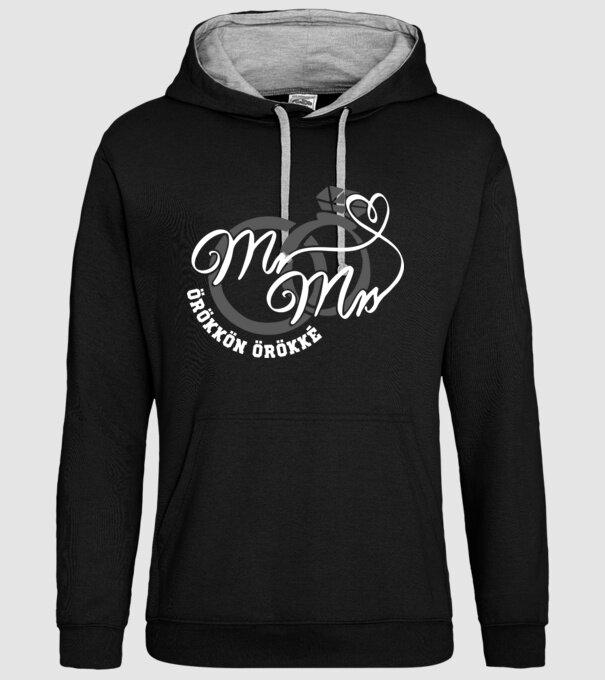 pentru totdeauna model negru pe tricou